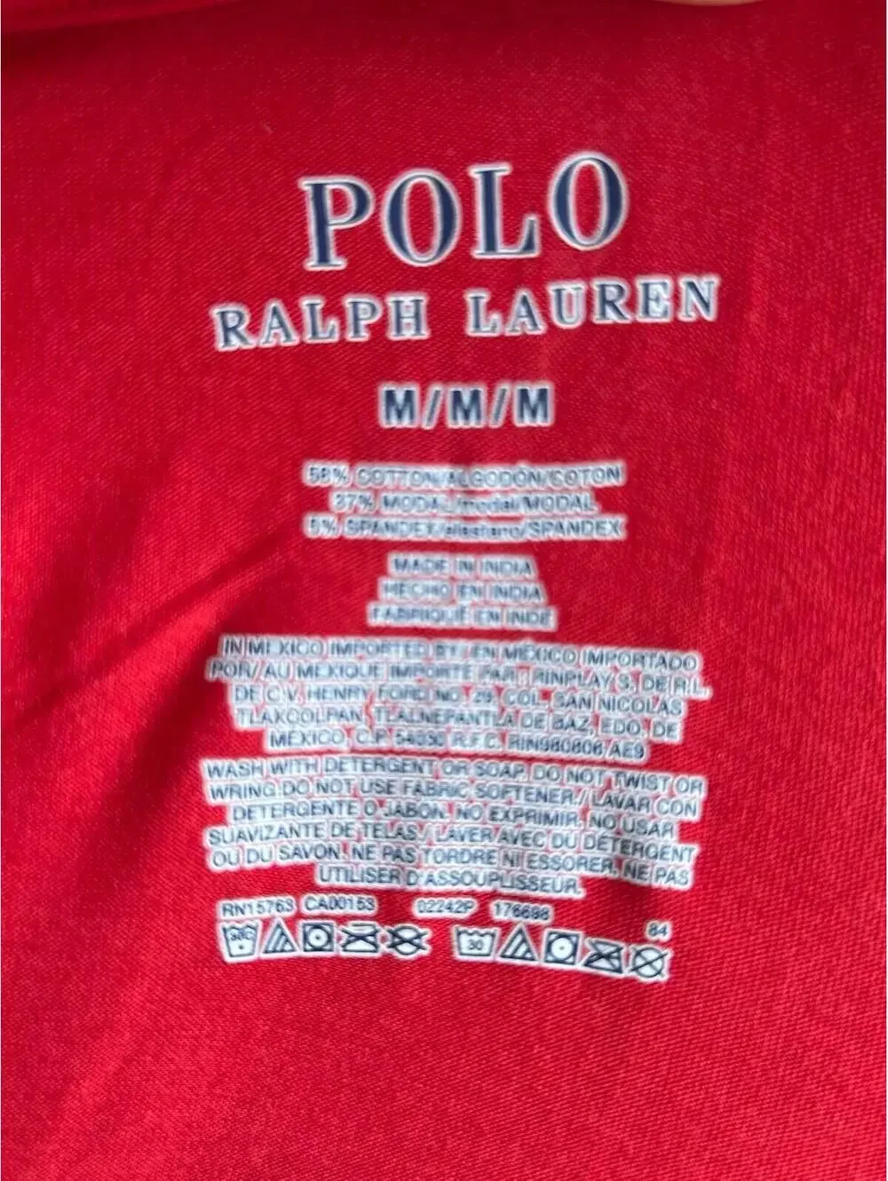 NWOT Polo Ralph Lauren RED LOGO KNIT COTTON Pajama Set Men's Medium